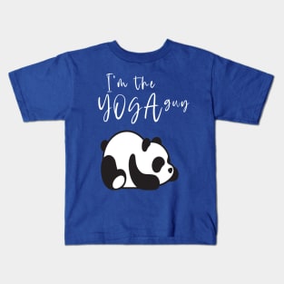 Sleeping Panda, Yoga Master Kids T-Shirt